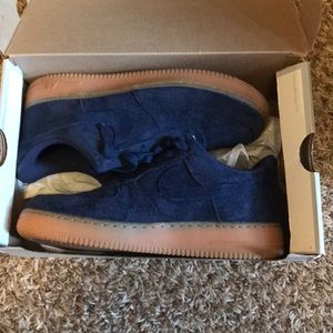 Size 10 Women’s AF1 Blue Suede